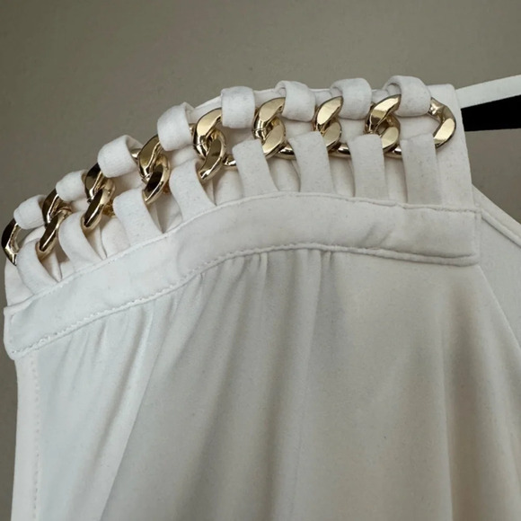 Lauren Ralph Lauren Plus Size Cowl Neck Tops – Off White / Cream 2X & 3X - Picture 2 of 4